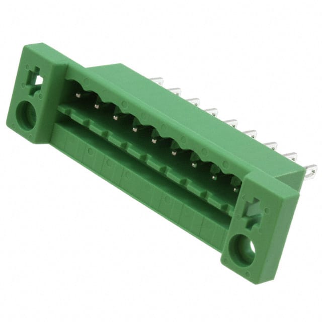 0707303 TERM BLK HEADER 9POS GREEN
