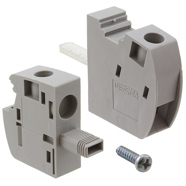 3073322 TERM BLK SCREW CLAMP 2POS GRAY