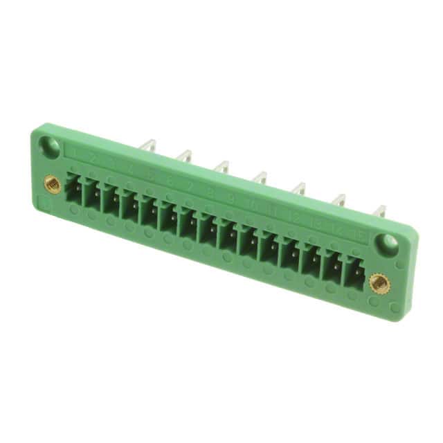 1829468 TERM BLK HEADER 15POS GREEN
