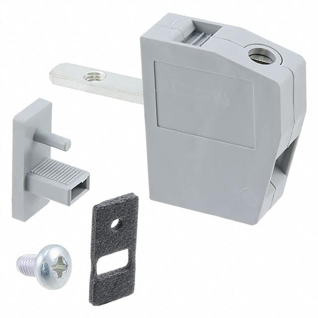 0709796 TERM BLK SCREW CLAMP 1POS GRAY