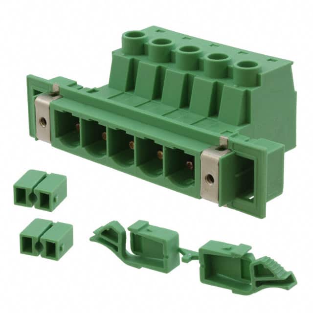 1703483 TERM BLK HEADER 5POS GREEN