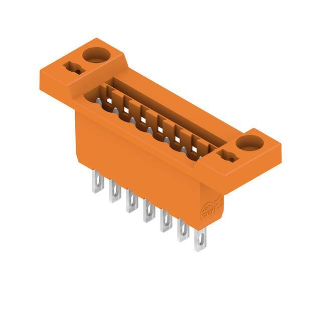 1599180000 TERM BLK HEADER 7POS ORANGE