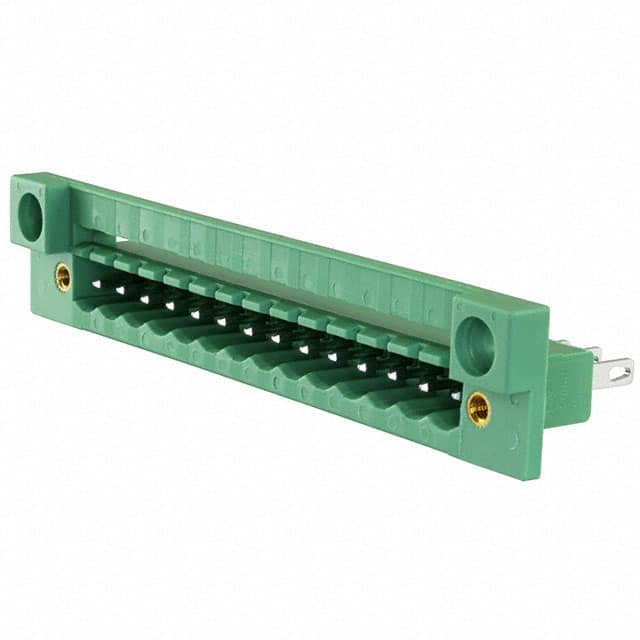 0710293 TERM BLK HEADER 14POS GREEN