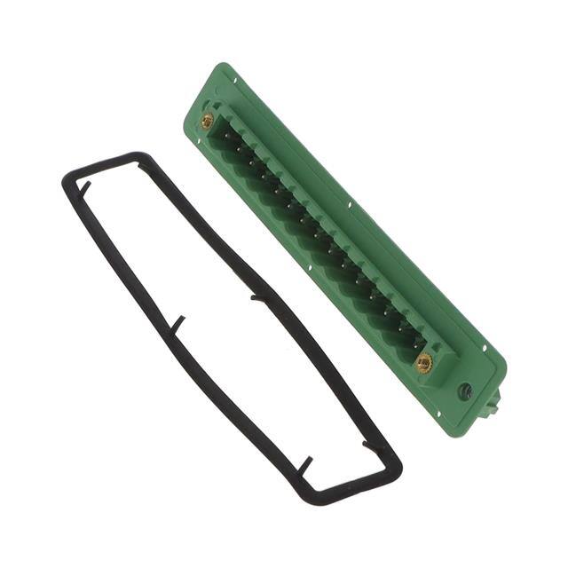 1899414 TERM BLK HEADER 15POS GREEN