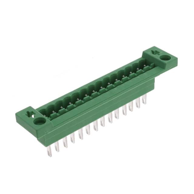 0707219 TERM BLK HEADER 14POS GREEN