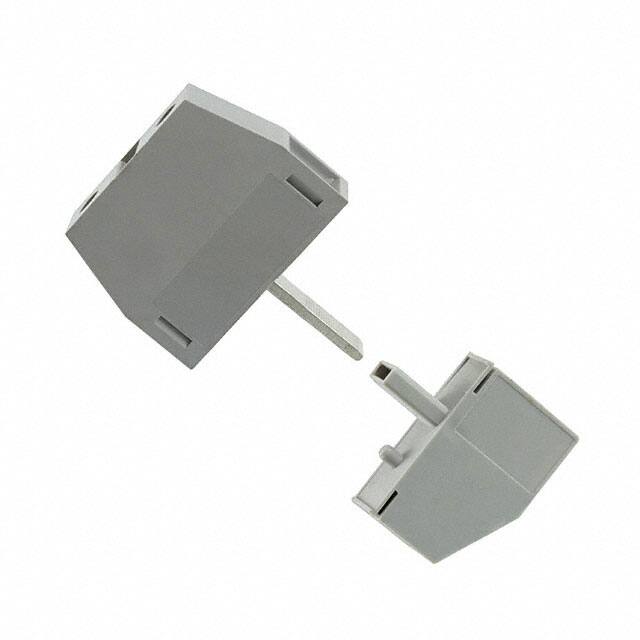 0709631 TERM BLK SCREW CLAMP 1POS GRAY