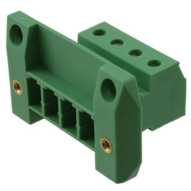 1840573 TERM BLK HEADER 4POS GREEN