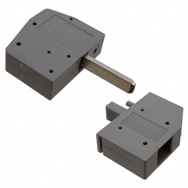 3001721 TERM BLK SCREW CLAMP 1POS GRAY