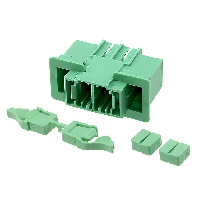 1727582 TERM BLK HEADER 2POS GREEN