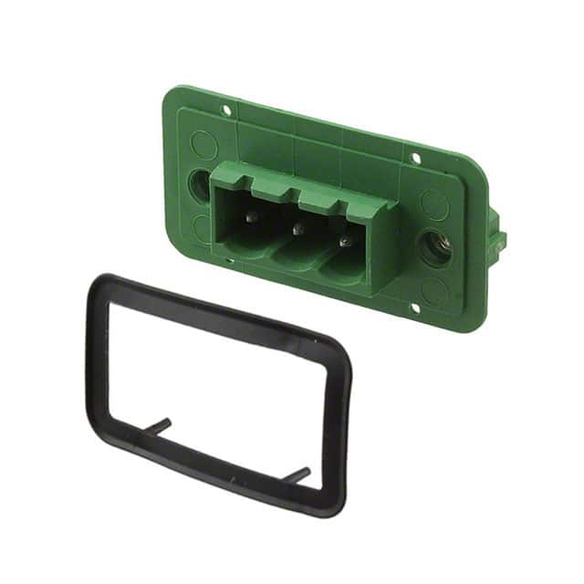 1898842 TERM BLK HEADER 3POS GREEN