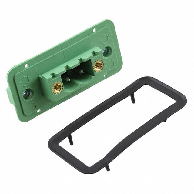 1898981 TERM BLK HEADER 2POS GREEN