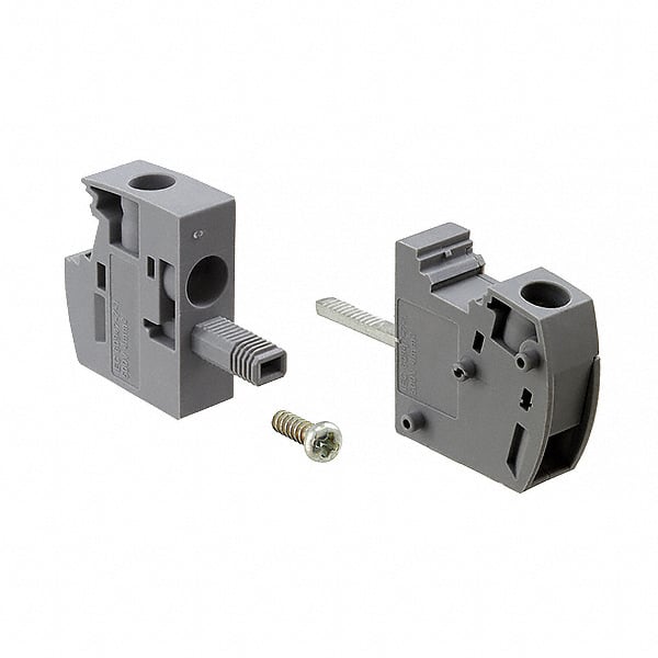 3073319 TERM BLK SCREW CLAMP 2POS GRAY