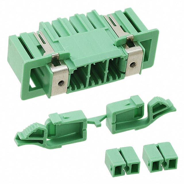 1727702 TERM BLK HEADER 3POS GREEN