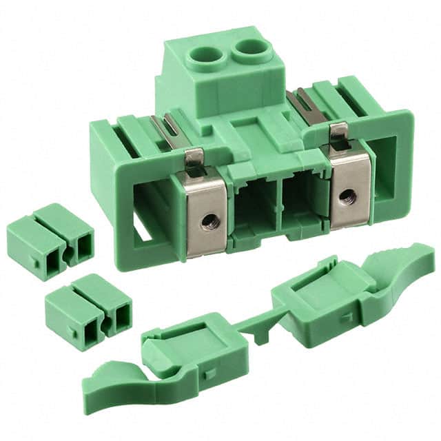 1716616 TERM BLK HEADER 2POS GREEN