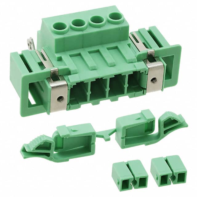 1716742 TERM BLK HEADER 4POS GREEN