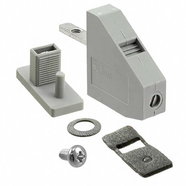 0709783 TERM BLK SCREW CLAMP 1POS GRAY