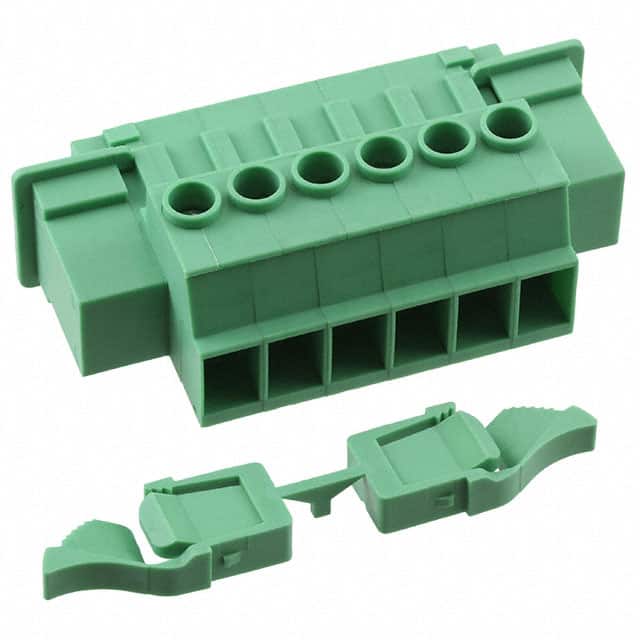 1716548 TERM BLK HEADER 6POS GREEN