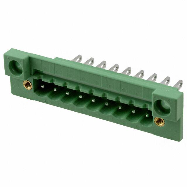 0710248 TERM BLK HEADER 9POS GREEN