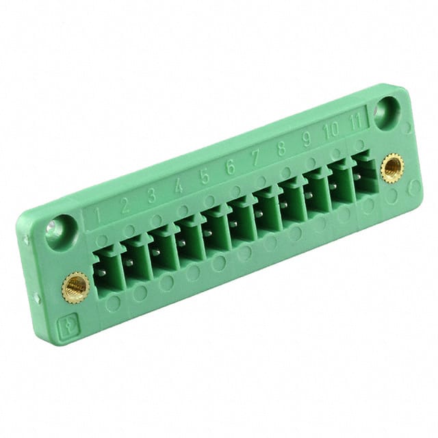 1829426 TERM BLK HEADER 11POS GREEN