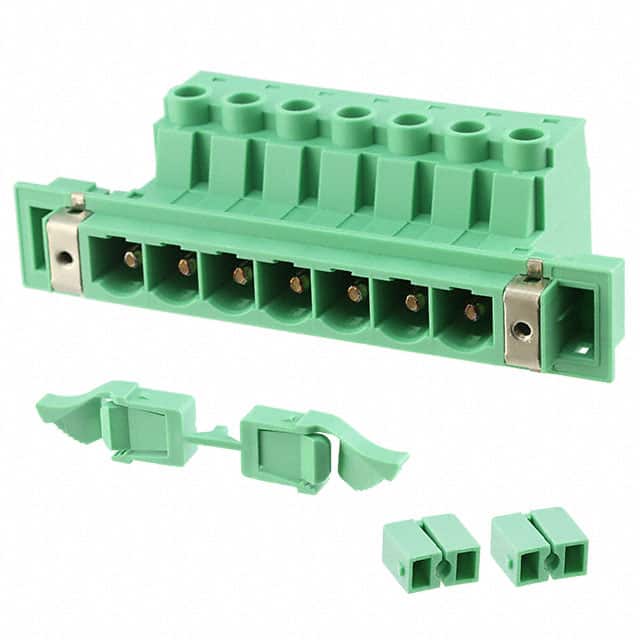 1703506 TERM BLK HEADER 7POS GREEN