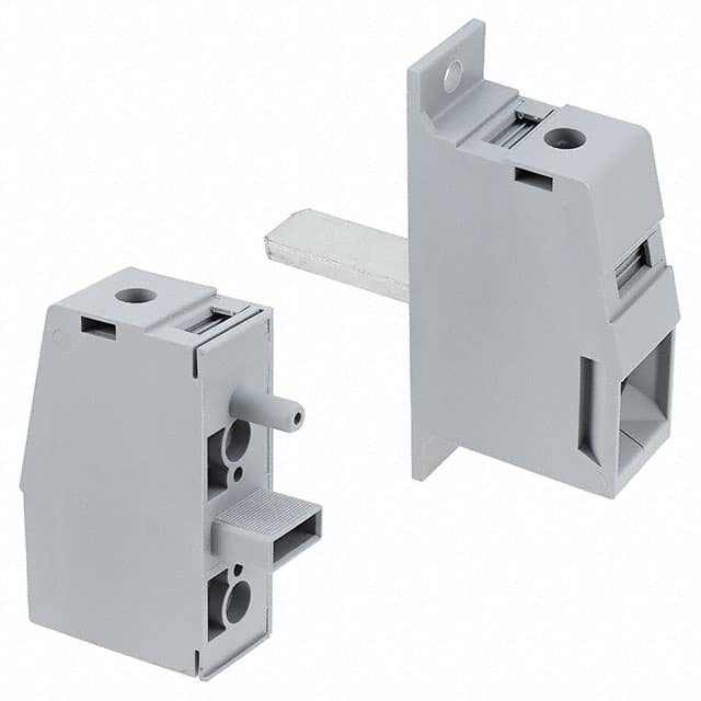 0709644 TERM BLK SCREW CLAMP 1POS GRAY