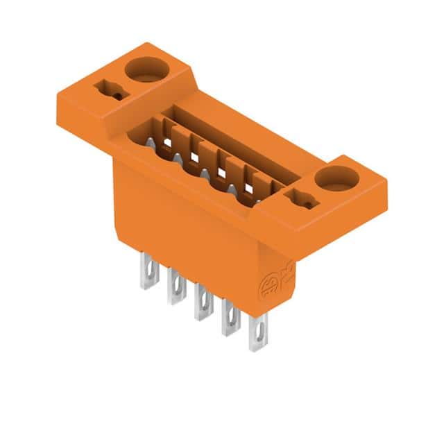 1599160000 TERM BLK HEADER 5POS ORANGE