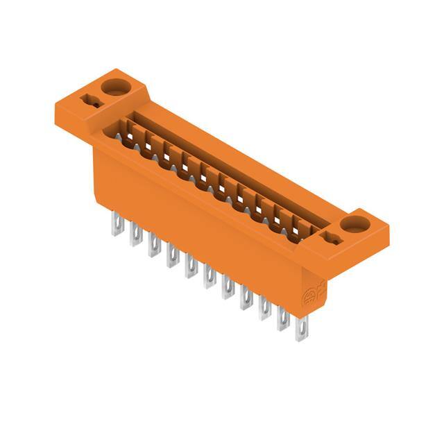 1599220000 TERM BLK HEADER 11POS ORANGE