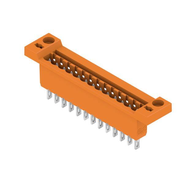 1599240000 TERM BLK HEADER 13POS ORANGE