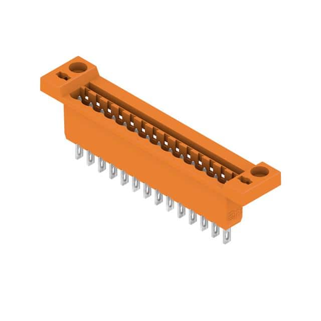 1599250000 TERM BLK HEADER 14POS ORANGE