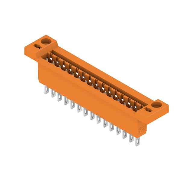 1599260000 TERM BLK HEADER 15POS ORANGE
