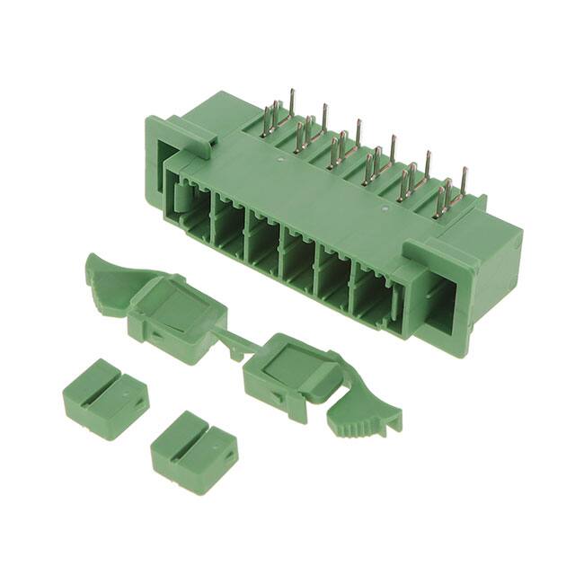 1727621 TERM BLK HEADER 6POS GREEN