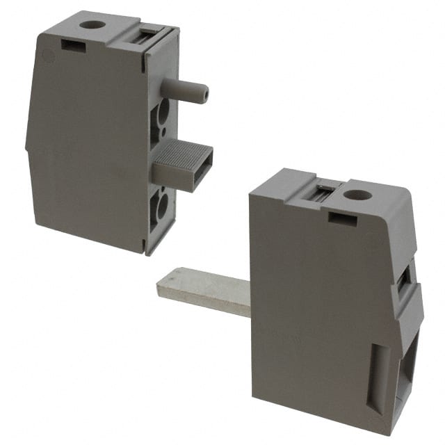 0709534 TERM BLK SCREW CLAMP 1POS GRAY