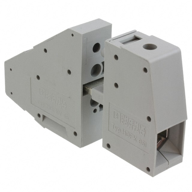 0709547 TERM BLK SCREW CLAMP 1POS GRAY