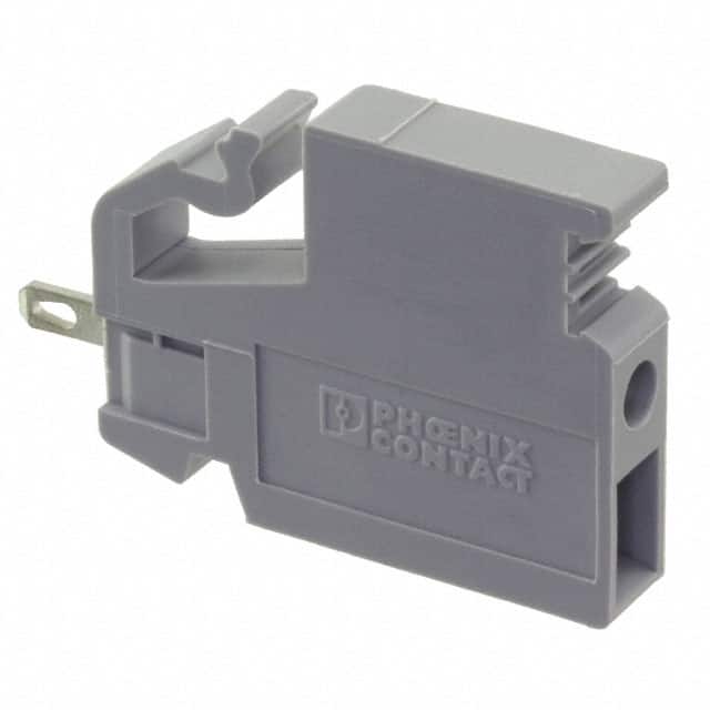 0706524 TERM BLK SCREW CLAMP 1POS GRAY