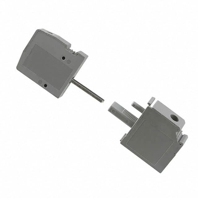 0709864 TERM BLK SCREW CLAMP 1POS GRAY