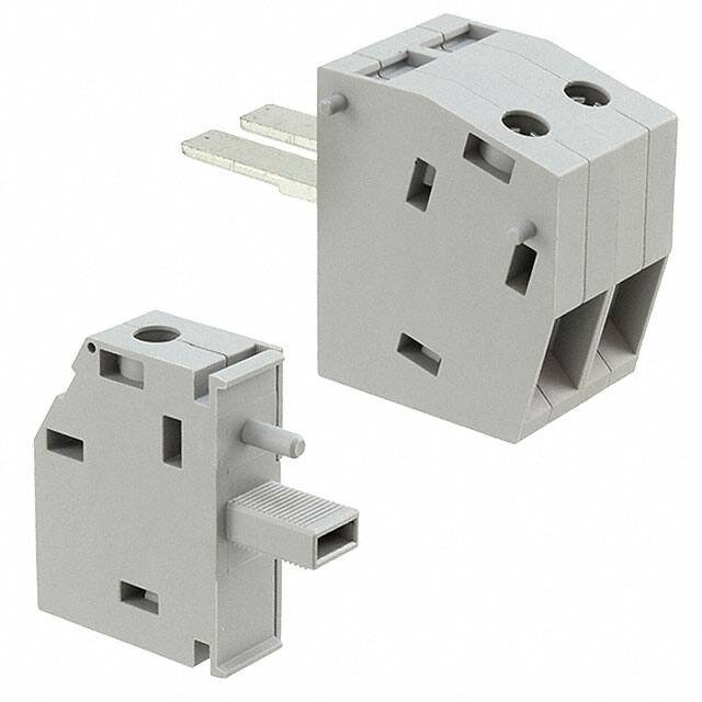 1936830000 TERM BLK SCREW CLAMP 1POS GRAY