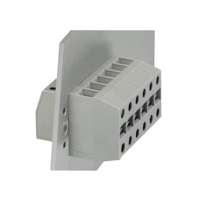 0709550 TERM BLK SCREW CLAMP 1POS GRAY