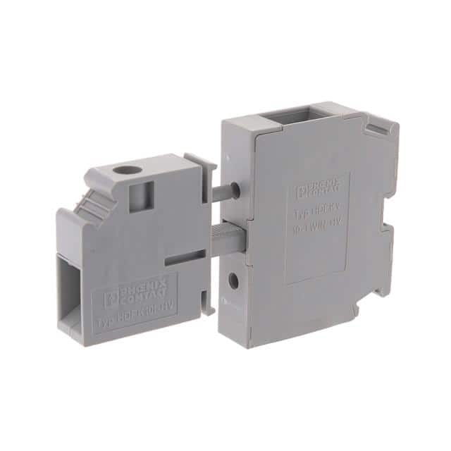 0717241 TERM BLK SCREW CLAMP 1POS GRAY