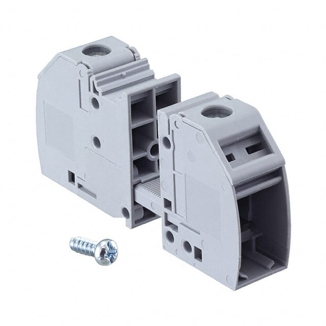 3073584 TERM BLK SCREW CLAMP 2POS GRAY