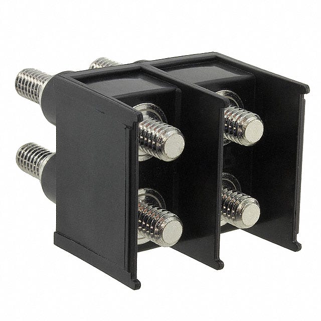 C7021-02N-M6-2 PWR FEED THRU BLK 2POS 115A 300V