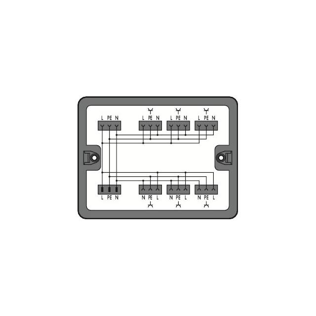 899-631/104-000 DISTRIBUTION BOX SINGLE-PHASE CU