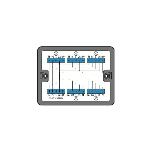 899-631/313-000 DISTRIBUTION BOX; DALI; 1 INPUT;