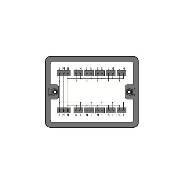 899-631/477-000 DISTRIBUTION BOX SINGLE-PHASE CU