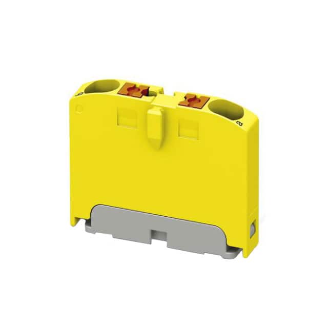 1028070 DISTRIBUTION BLOCK YELLOW