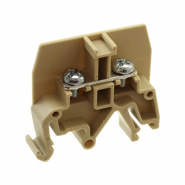 C9000676 TERM BLK NEMA 2POS 9.5MM BEIGE