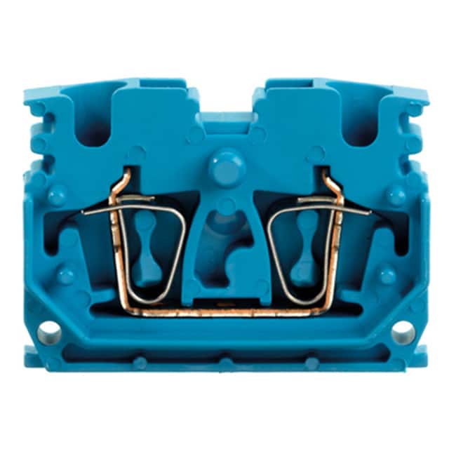 1704360000 TERM BLK MIDDLE 2POS 5.1MM BLUE