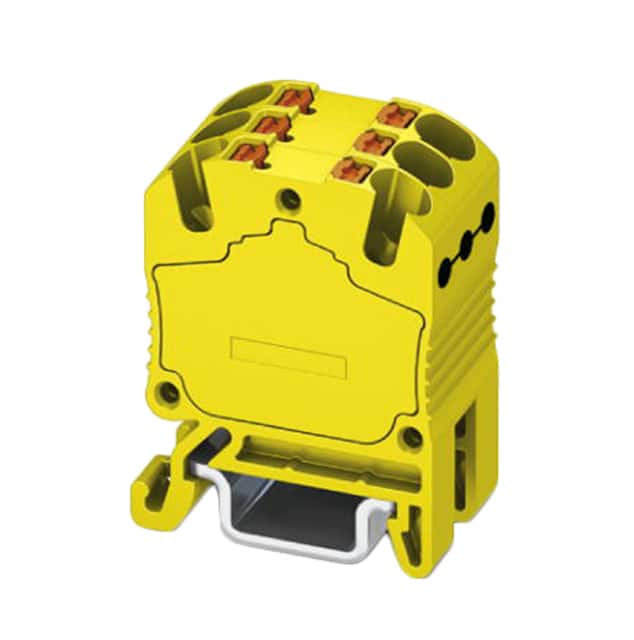 3002955 DISTRIBUTION BLOCK YELLOW