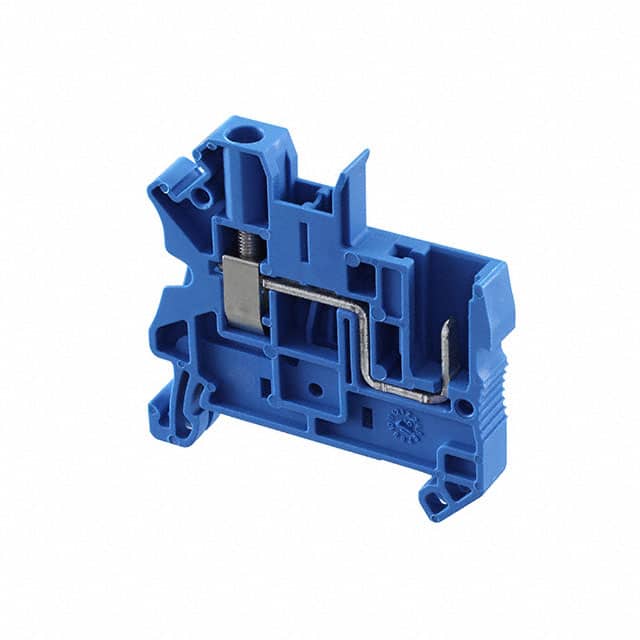 3045596 TERM BLK PLUG 2POS 6.2MM BLUE