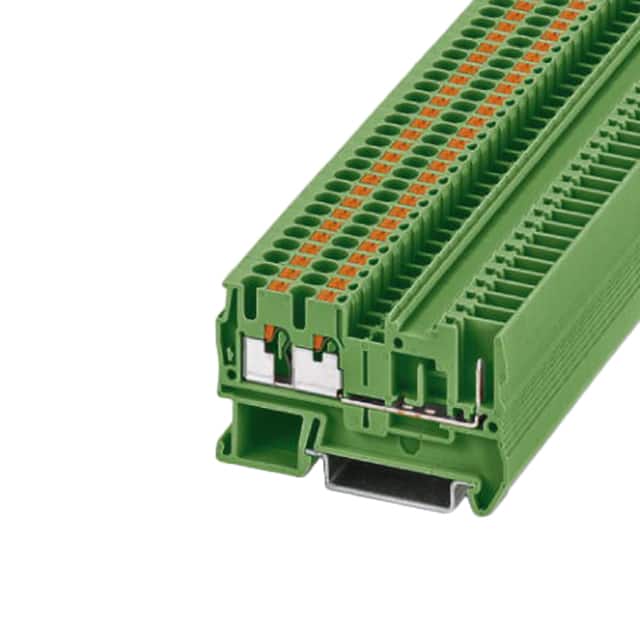 3209636 TERM BLK PLUG 3POS 5.2MM GREEN
