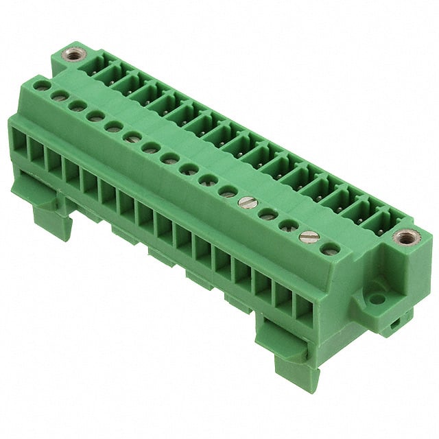 1833014 TERM BLK PLUG 16POS 27.8MM GREEN